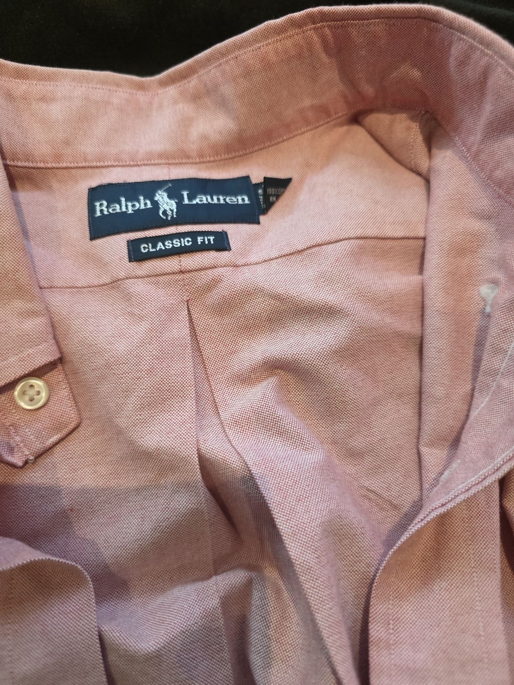 Ralph Lauren Dusty Rose Button-Down Classic Fit Shirt